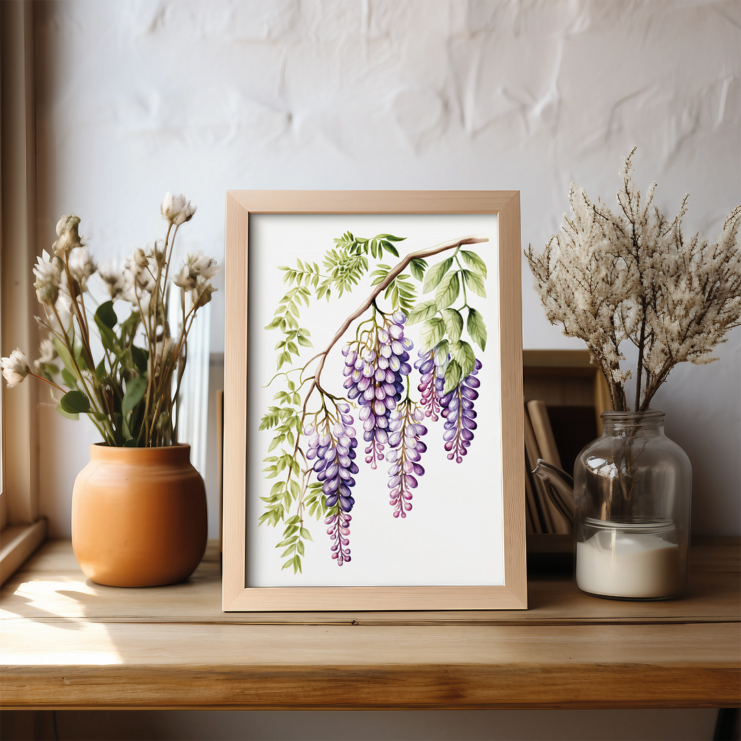 wisteria 1 - Art Print
