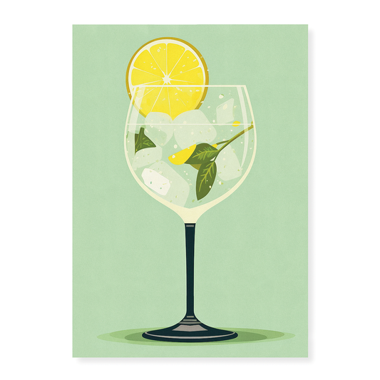 Gin tonic - Art Print