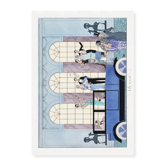 Au Revoir by George Barbier - Art Print
