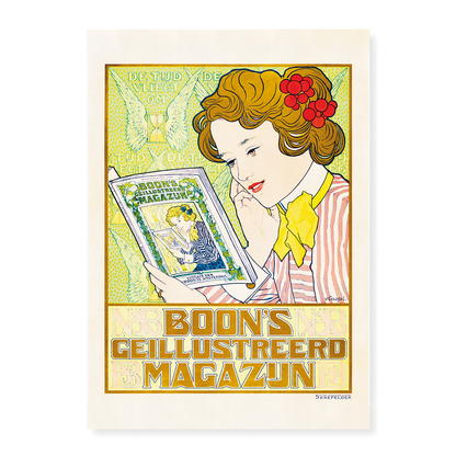 Poster for Boon's Illustrated Warehouse by Johann Georg van Caspel - Art Print