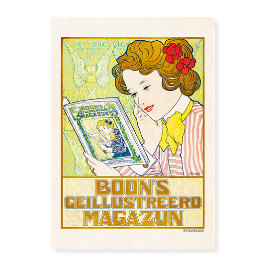 Poster for Boon's Illustrated Warehouse by Johann Georg van Caspel - Art Print