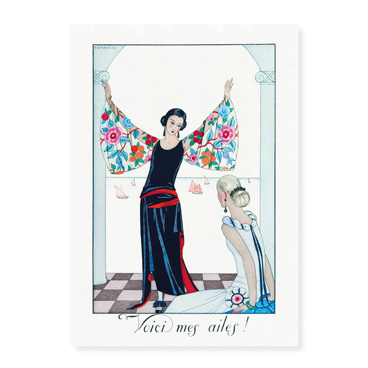 Voici mes ailes! - Art Print