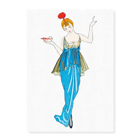 La Fontaine de coquillages (Cutout)  - Art Print