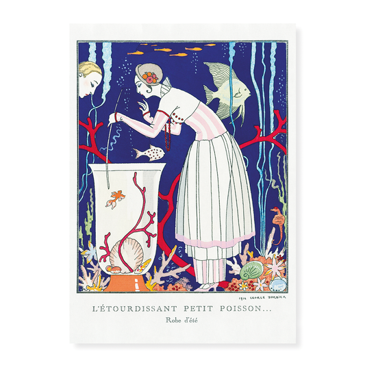L'étourdissant petit poisson: Robe d'été - Art Print