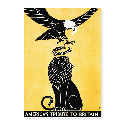 America's tribute to Britain - Art Print
