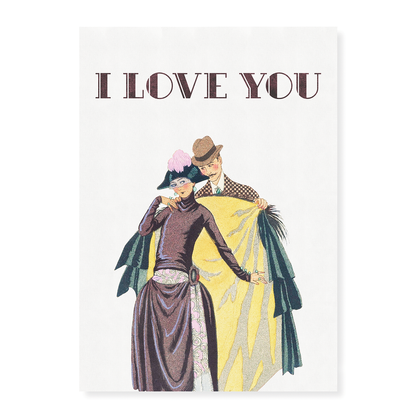 Elle et Lui (I love you) - Art Print