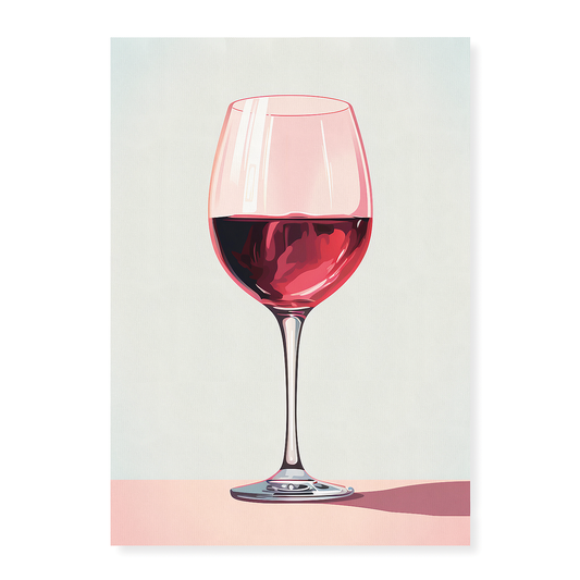 Red wine - Art Print