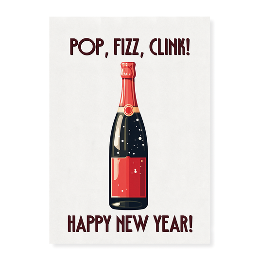 POP, FIZZ CLINK - Art Print