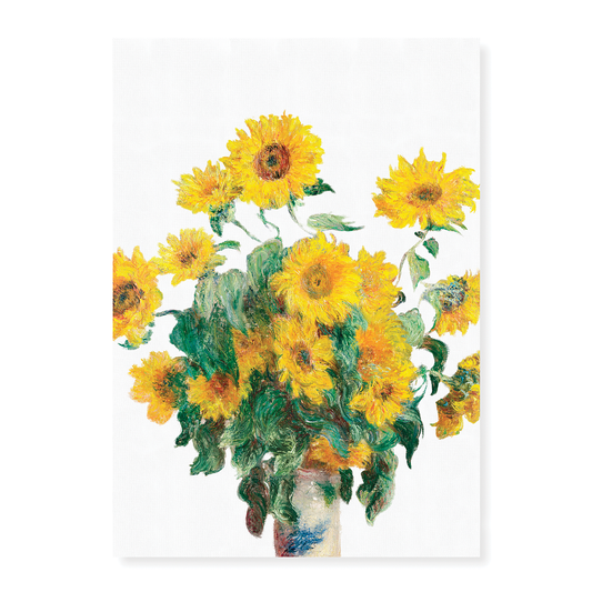 Bouquet of Sunflowers Cutout By Claude Monet - Art Print