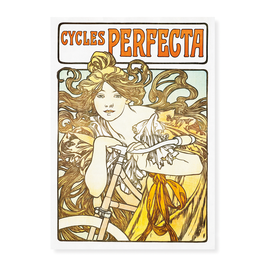 Cycles Perfecta By Alphonse Mucha - Art Print