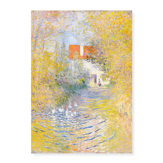 The Geese by Claude Monet - Art Print