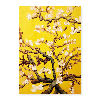 Almond blossom (Yellow) By Vincent van Gogh - Art Print