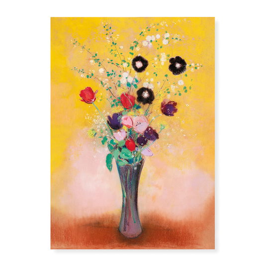 Vase of Flowers by Odilon Redon - Art Print