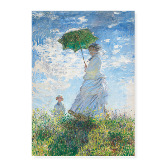 Madame Monet and Her Son by Claude Monet - Art Print