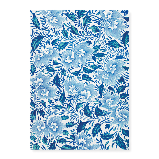 Flower illustration of Chinese Ornament by Owen Jones - Art Print