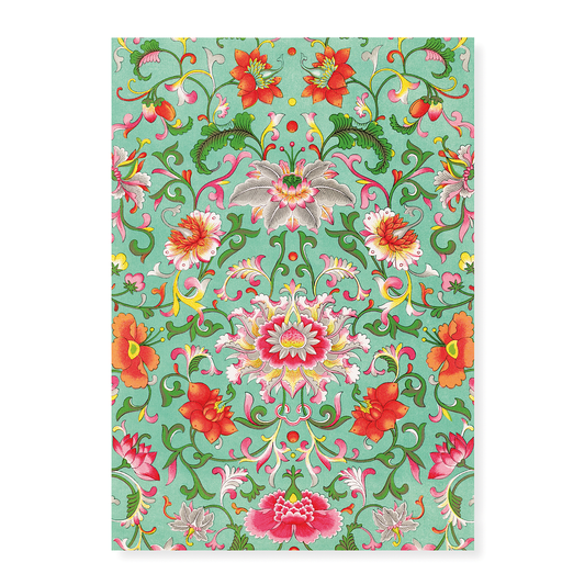 Colorful floral pattern - Art Print