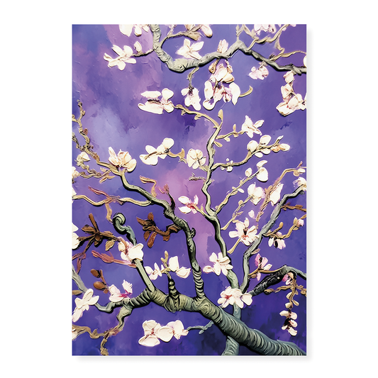 Almond blossom (Orange) By Vincent van Gogh - Art Print