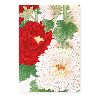 Hollyhock By Tanigami Kônan Art-Print