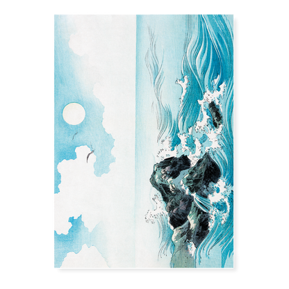Ocean wave at Kojima Island - Art Print