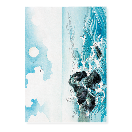 Ocean wave at Kojima Island - Art Print