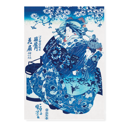 Ogiya uchi Hanaogi by Utagawa Kuniyoshi - Art Print