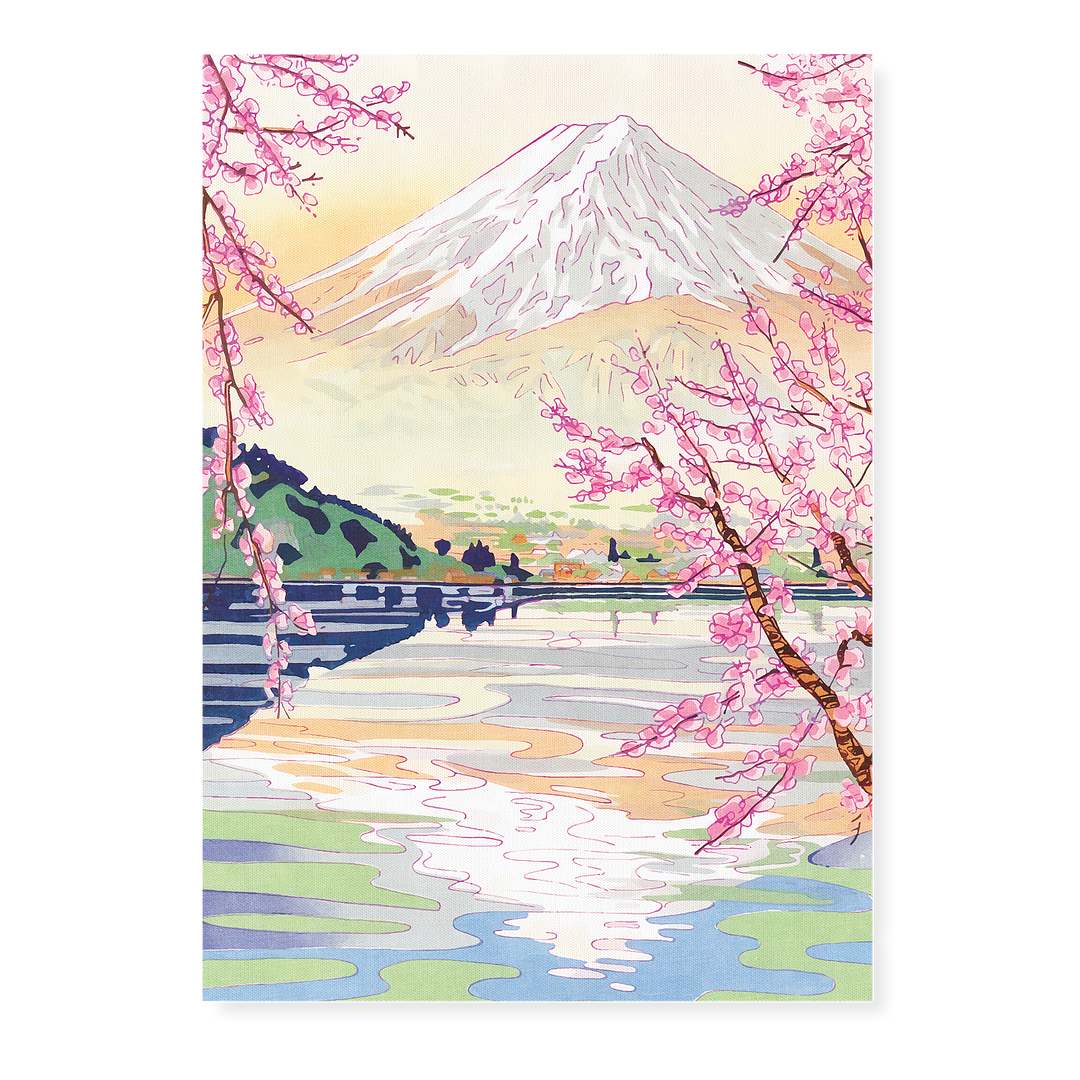 Mount fuji springtime - Art Print