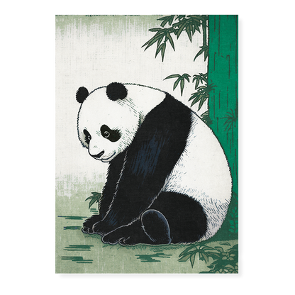 Sitting Panda - Art Print