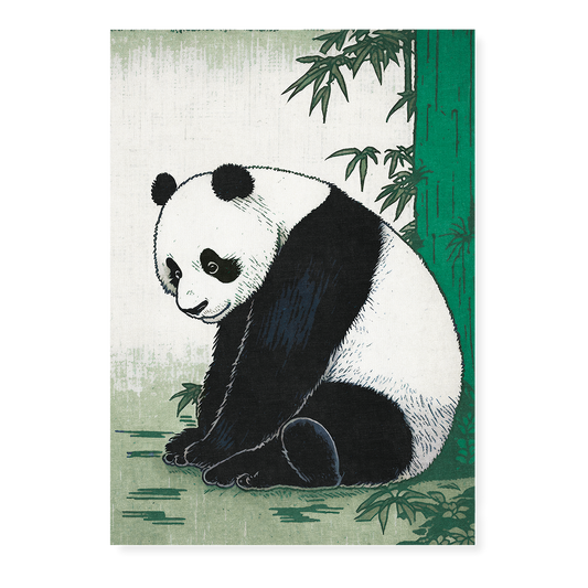 Sitting Panda - Art Print