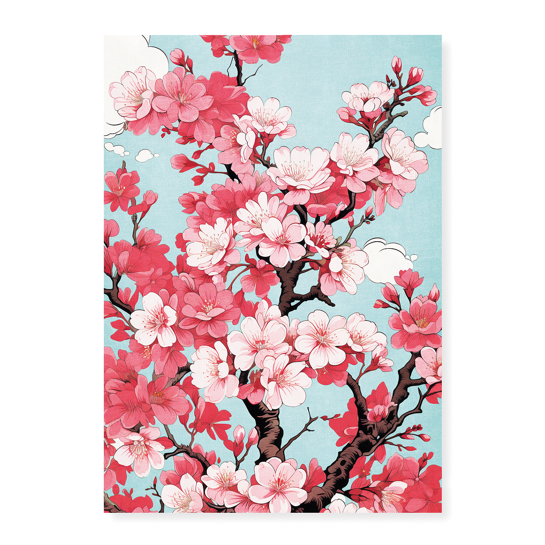 Pink blossoms  - Art Print