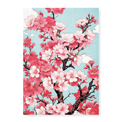 Pink blossoms  - Art Print
