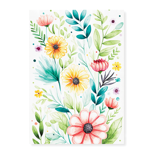 Flower pattern - Art Print