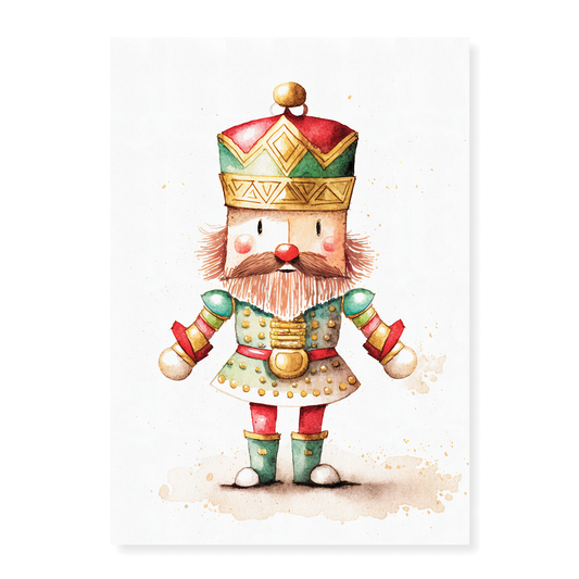 Cute little nutcracker - Art Print