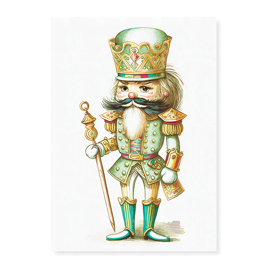 nutcracker Victorian illustration - Art Print