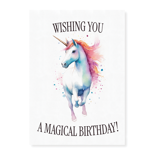 A magical birthday! - Art Print