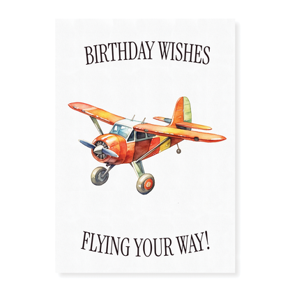 Birthday wishes flying your way! - Art Print