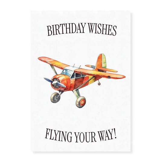 Birthday wishes flying your way! - Art Print