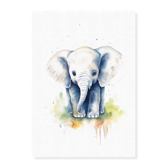 Baby elephant - Art Print