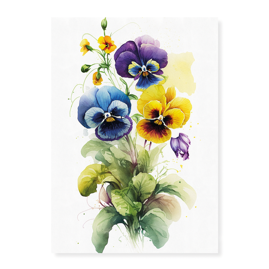 Pansies II - Art Print