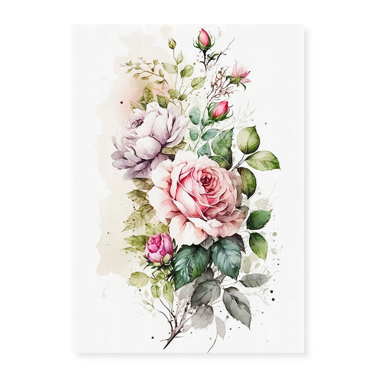 Pink rose I - Art Print