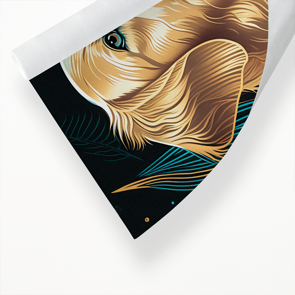 Proud golden retriever - Art Print