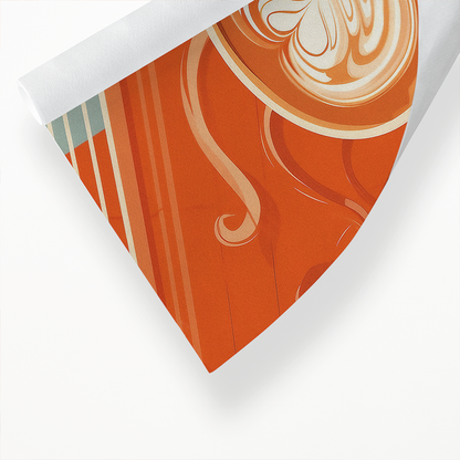 Cup of cappuccino - Art Print