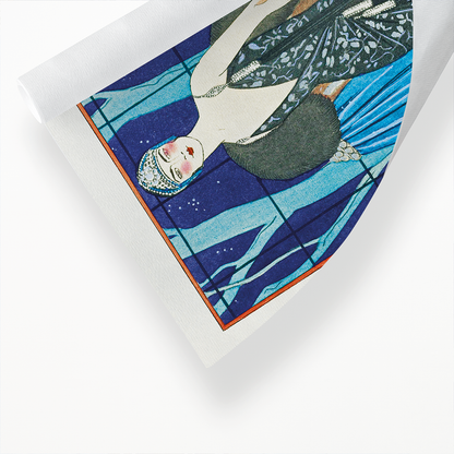 Alcyone / Robe et manteau du soir, de Worth  - Art Print