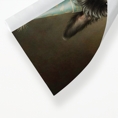Renaissance portrait of a birthday Scottish Terrier - Art Print