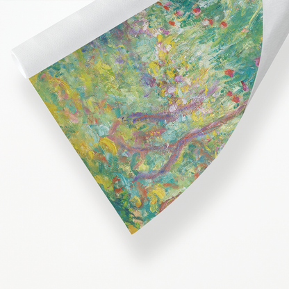The Artist’s Garden in Giverny By Claude Monet - Art Print