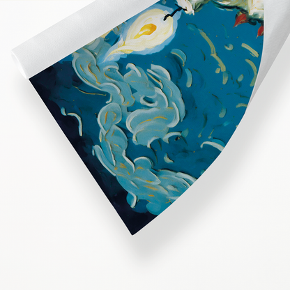 Van Gogh Birthday cake - Art Print
