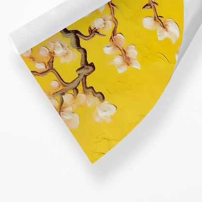 Almond blossom (Yellow) By Vincent van Gogh - Art Print