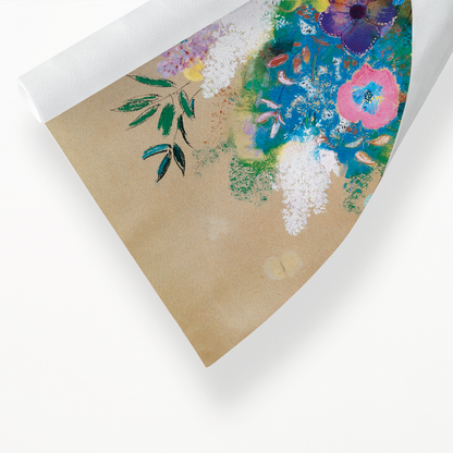Bouquet of Flowers by Odilon Redon - Art Print