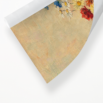 Flowers in a Vase by Odilon Redon - Art Print