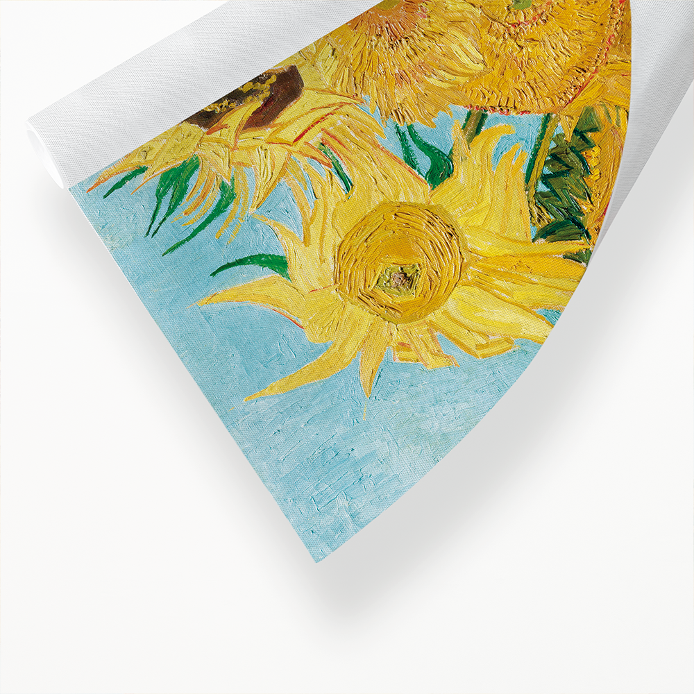Vase with Twelve Sunflowers By Vincent van Gogh's - Art Print