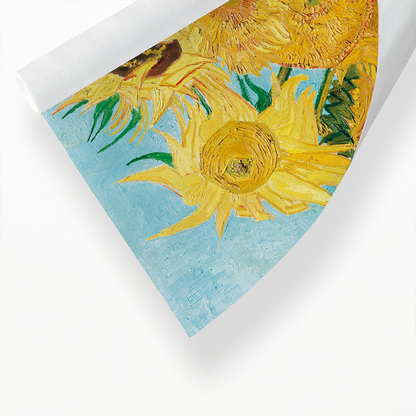 Vase with Twelve Sunflowers By Vincent van Gogh's - Art Print